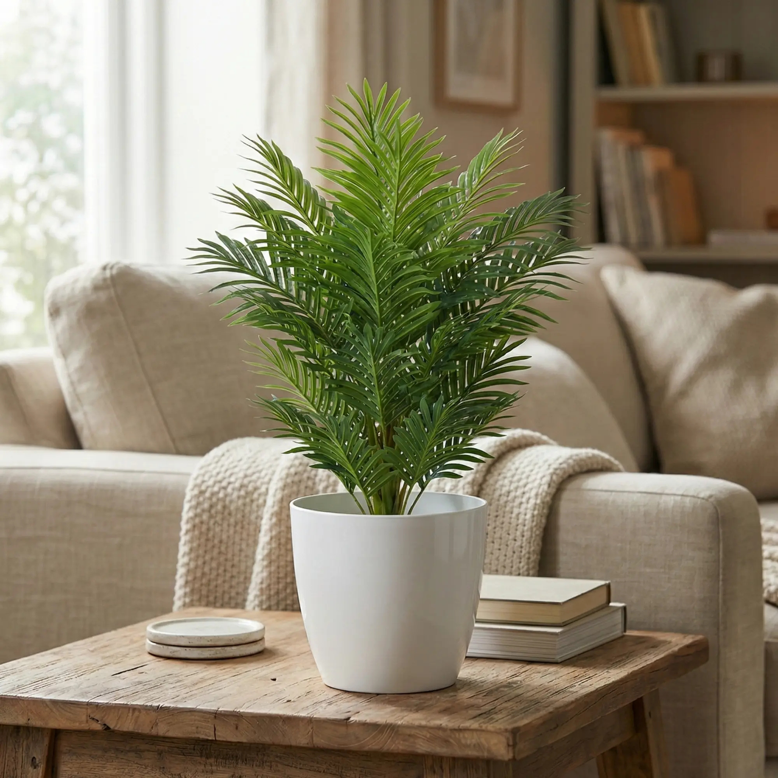Kamanvases Artificial Mini Palm Plant - Image 3
