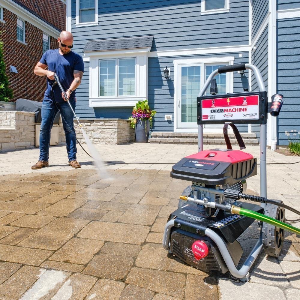 SIMPSON 1.2-GPM Clean Machine 2300 PSI 1.2-GPM Cold Water Electric Pressure Washer with 3 Spray Tips (Battery Included) CM60976 - Image 13