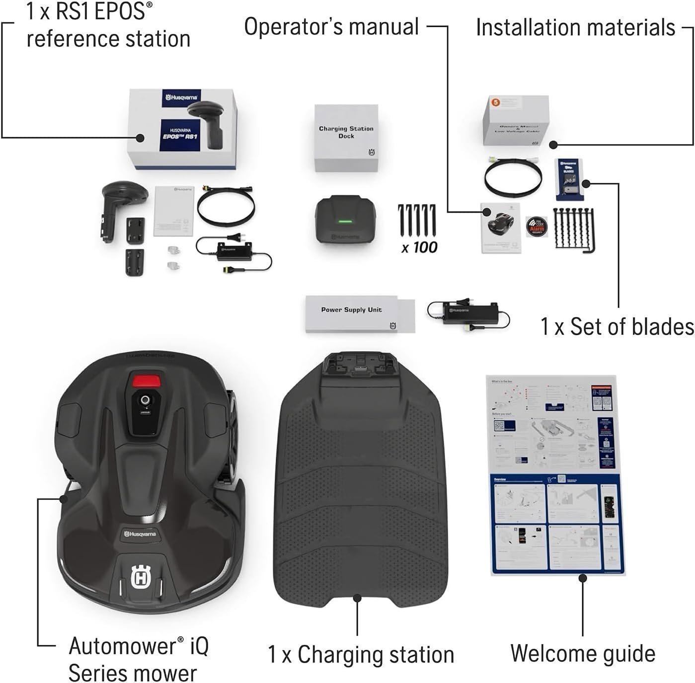 Husqvarna 440iQ Robotic Lawn Mower, 2 Acre, Wire-Free, Charging Station - Image 38