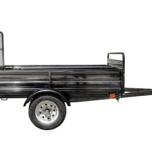 DK2 5-ft x 7-ft Steel Utility Trailer with Ramp Gate ( 1639-lb Capacity ) 2491711