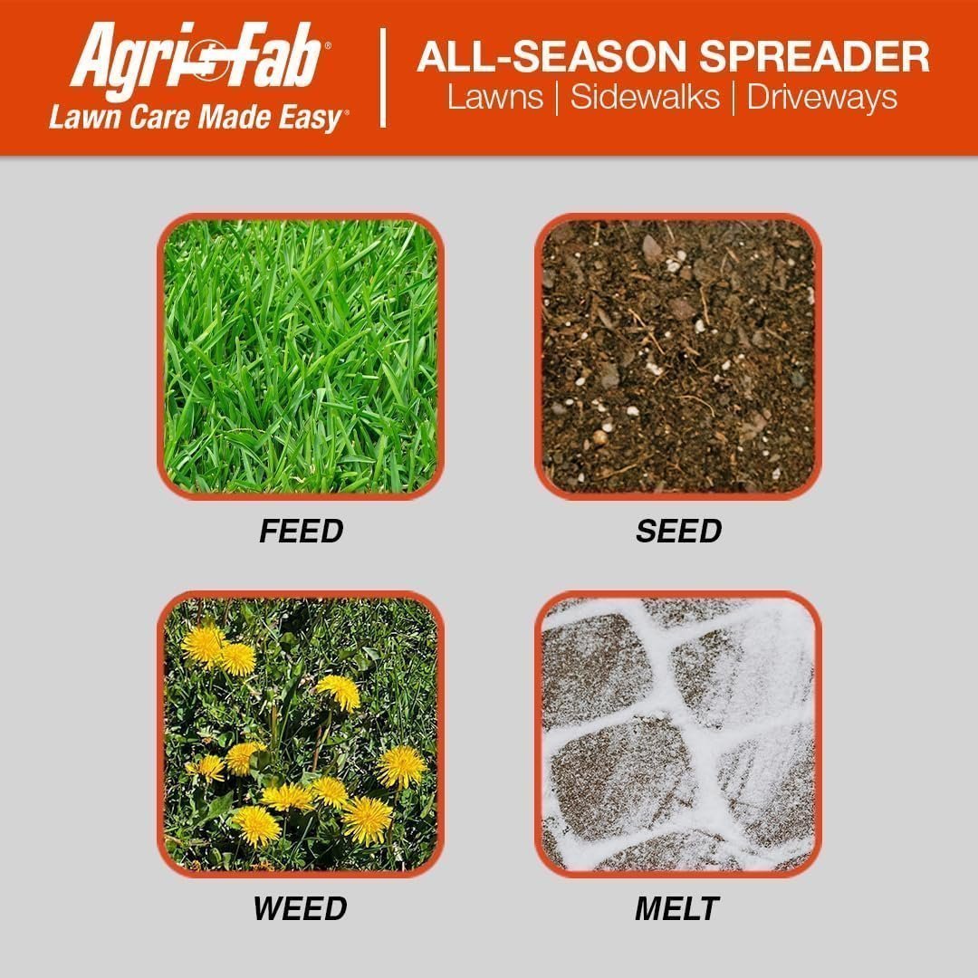 Agri-Fab 45-0543 Tow-Behind 100 lb Lawn & Garden Spiker Seeder Spreader - Image 8