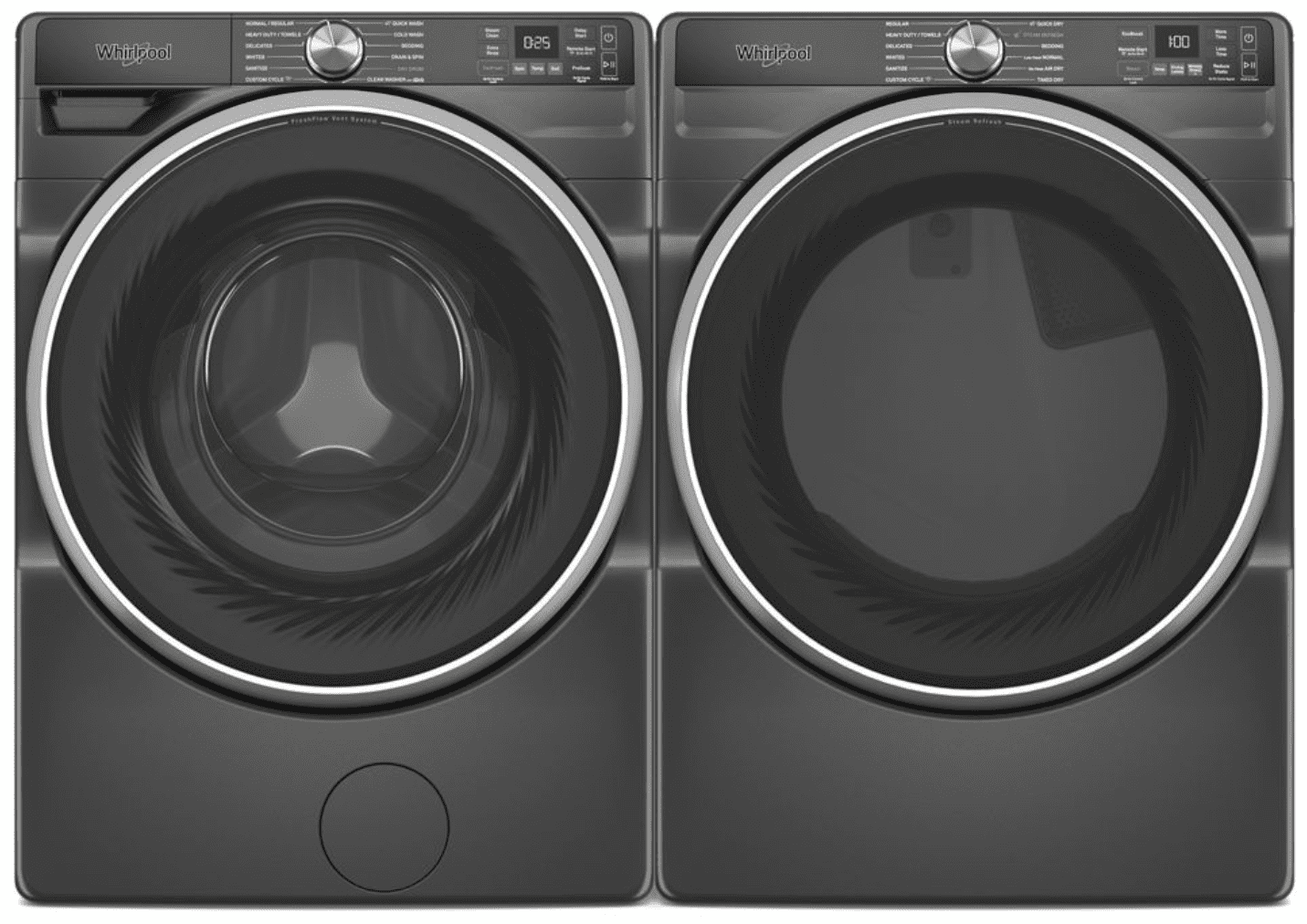 Whirlpool WFW6720RU 27-Inch 5.0 cu. ft. Smart Front Load Washer, White - Image 4