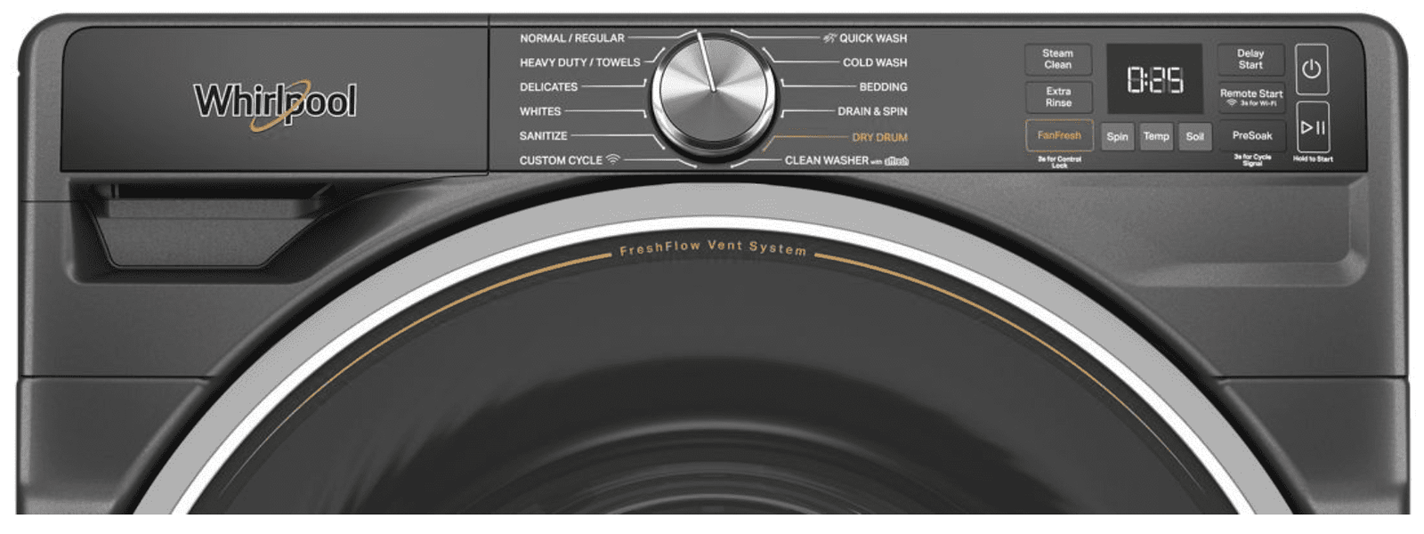 Whirlpool WFW6720RU 27-Inch 5.0 cu. ft. Smart Front Load Washer, White - Image 5