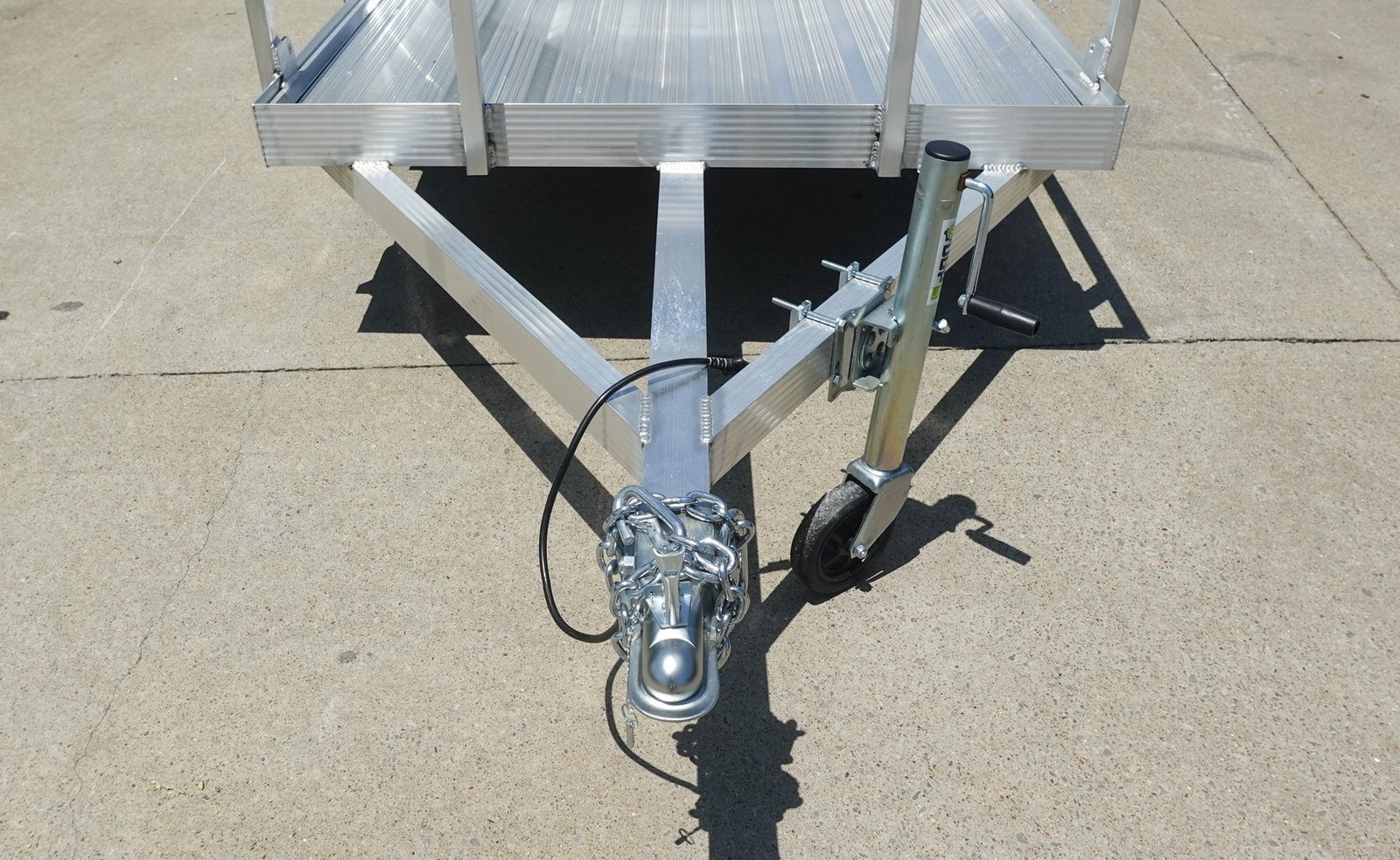 5′ x 10′ Aluminum Utility Trailer with Gate and Mag Wheels – 3500 lb Axle - Image 13