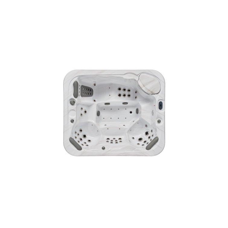 Danika 5-person 68-jet Hot Tub With Bluetooth In Gray - Image 6