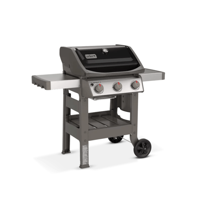 Weber Spirit II 2-Burner Propane Gas Grill in Black - Image 3